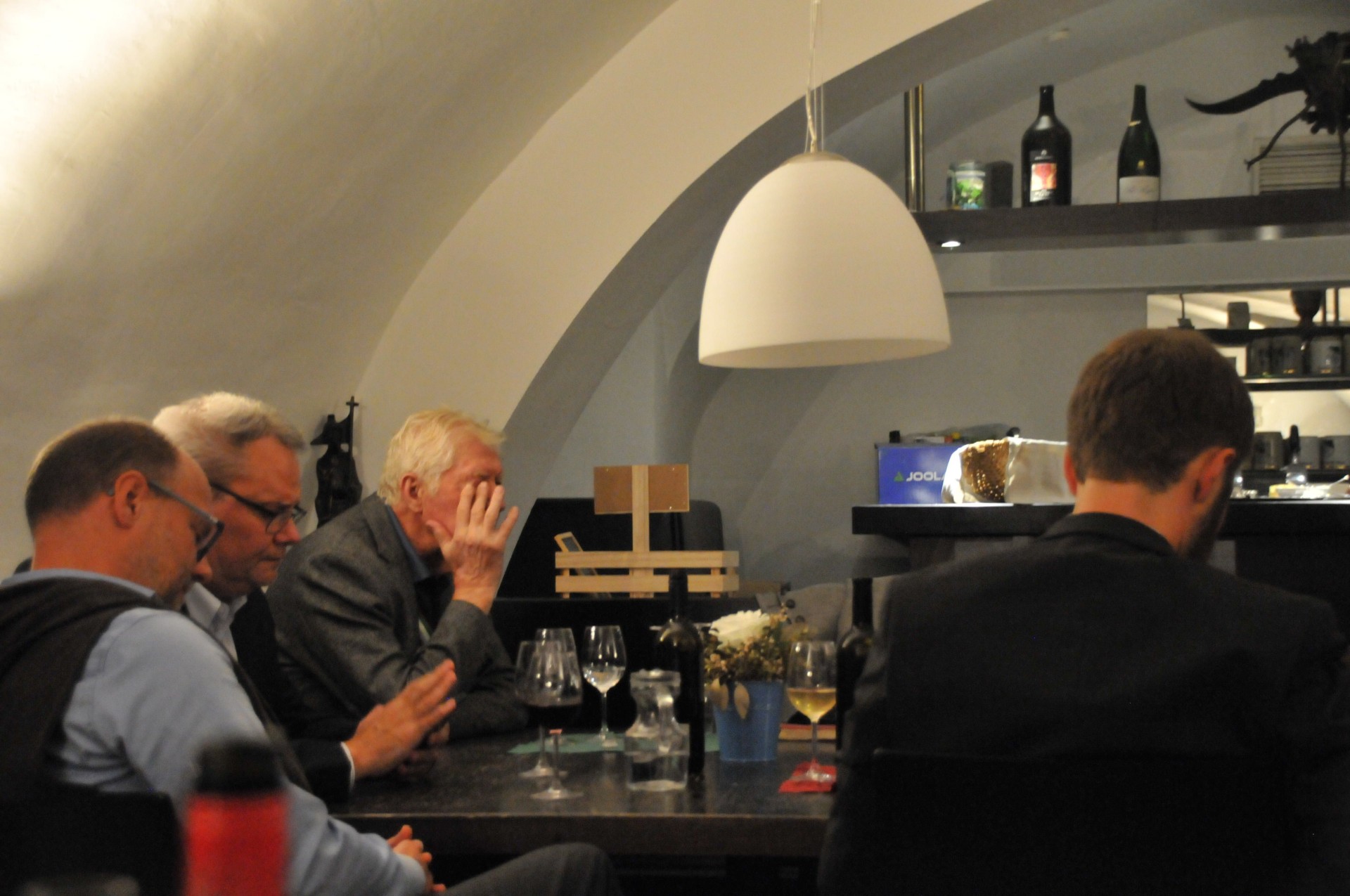 Weinaltherrentränke mit Bbr.  Heinz Lehner v/o Moskito