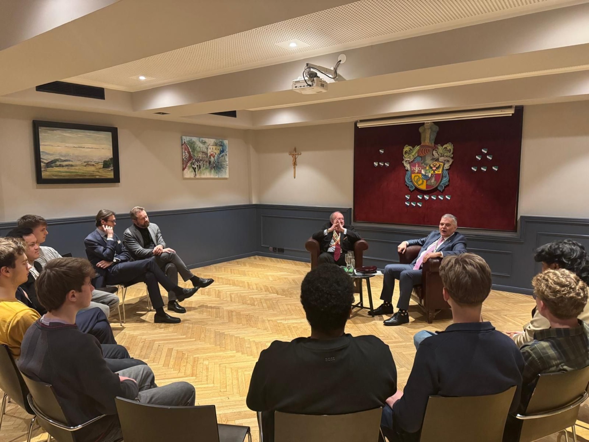 Impuls-BO: Die Geschichten des CV-Balls mit Bbr. Vizepräsident KommR Mst. Leo Jindrak v/o Odysseus und Kbr. Dr. Alfred Fiedler v/o Alonco